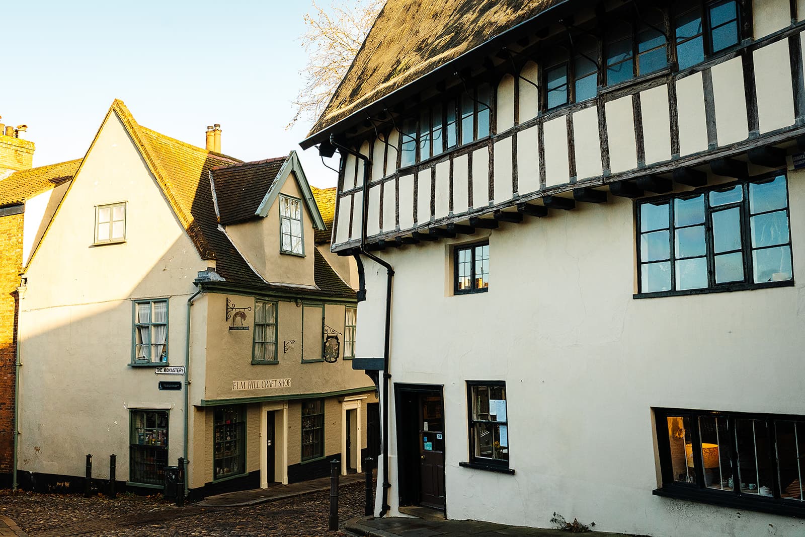 Historic buildings on Elm Hill, Norwich