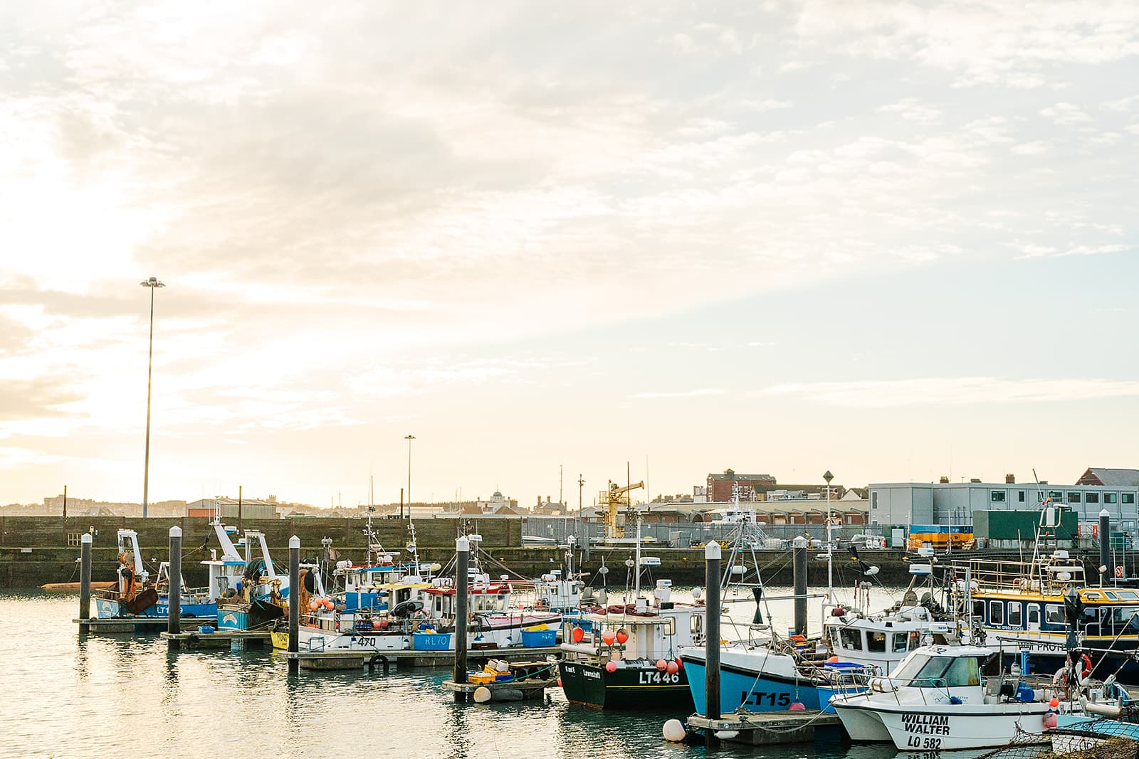 Lowestoft harbour