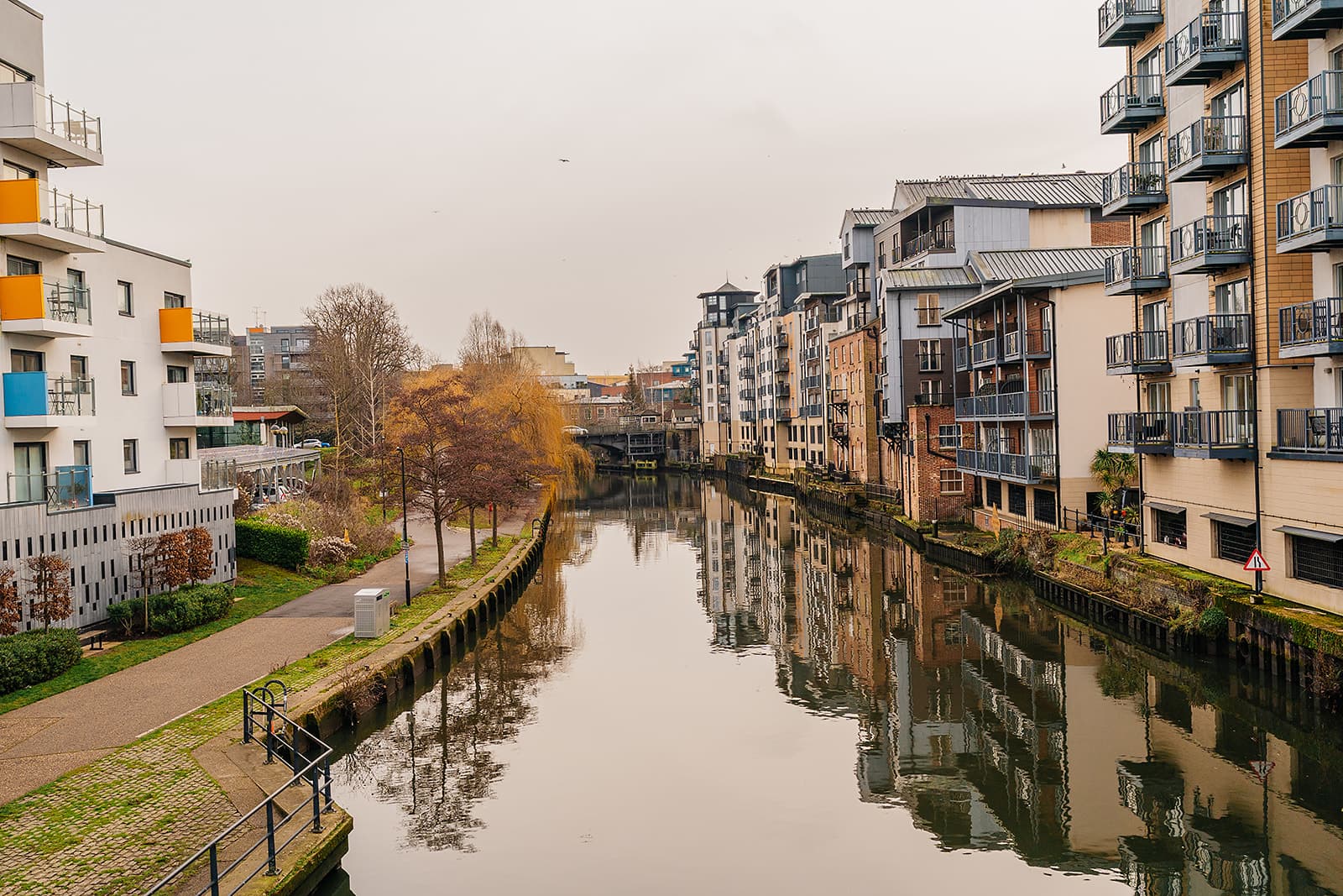 Riverside apartment development in Norwich